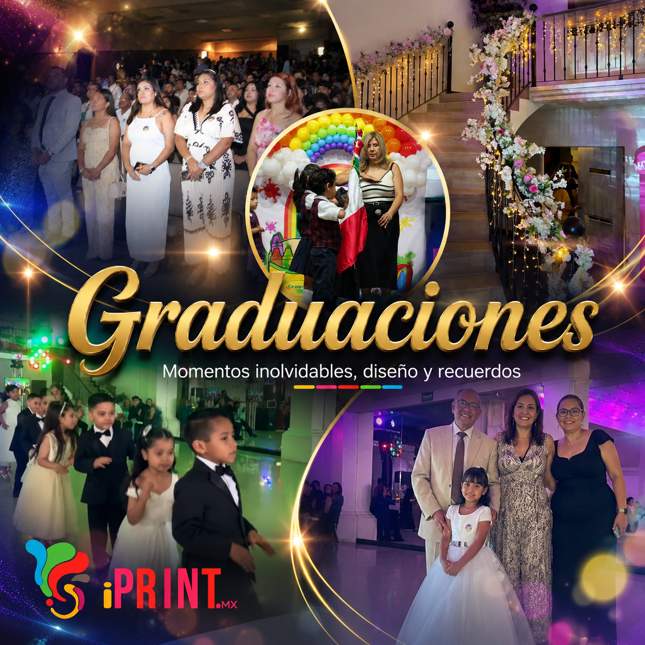 Retrato profesional de graduación realizado por iPrint