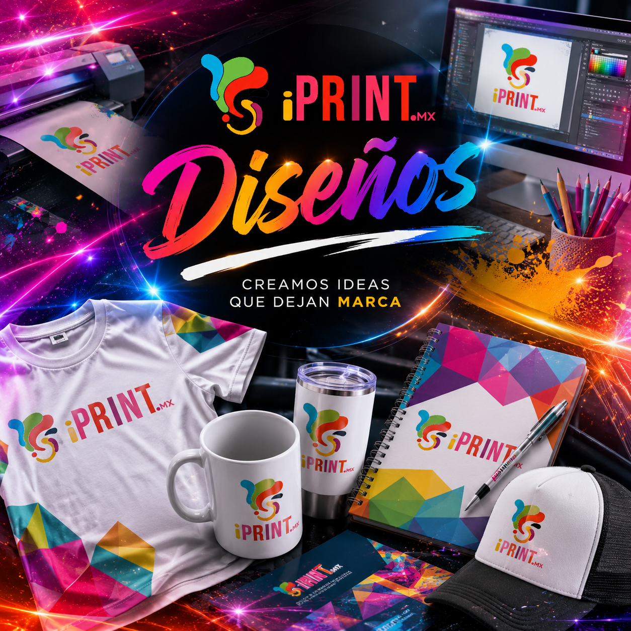 Diseño gráfico creado por iPrint