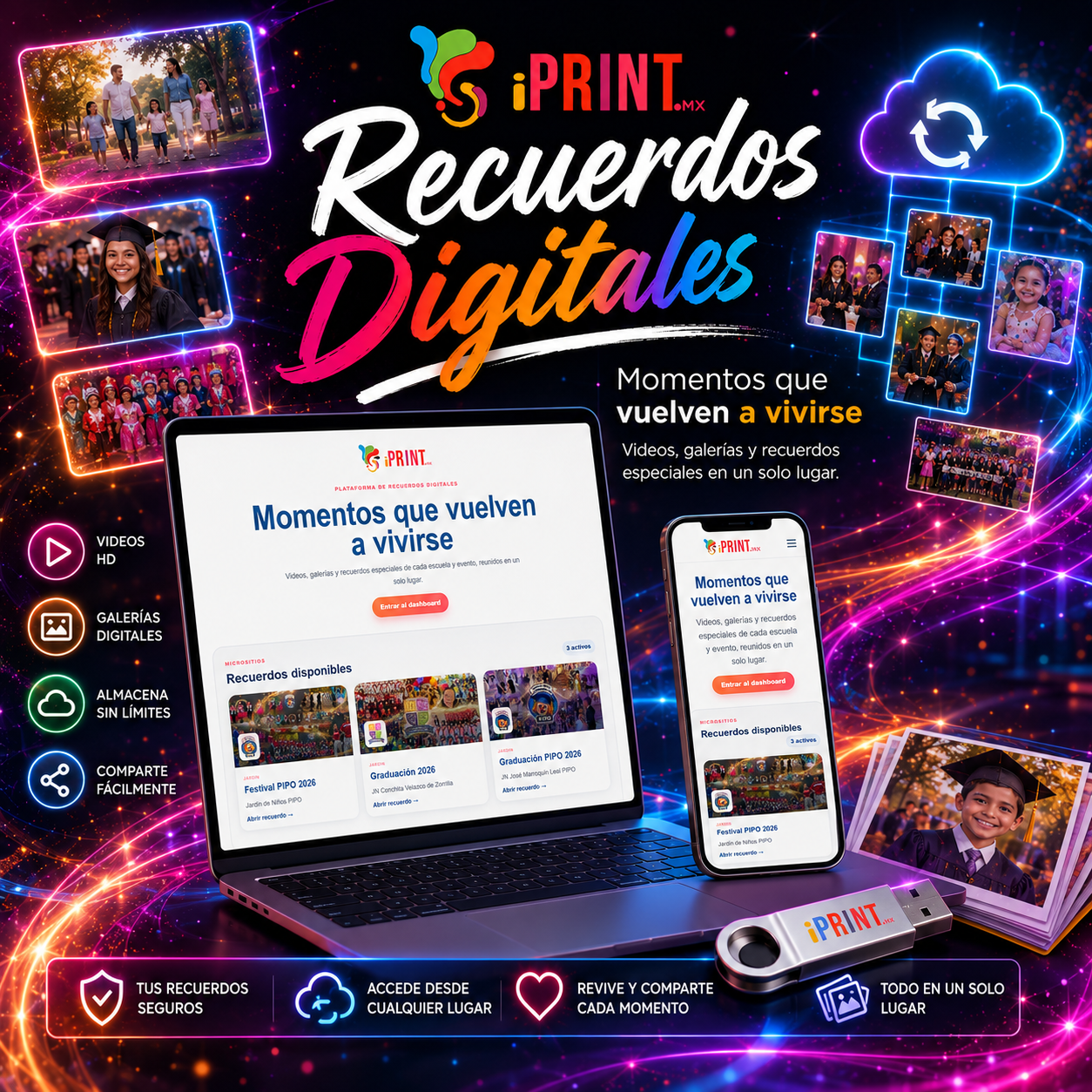 Recuerdos digitales para volver a vivir