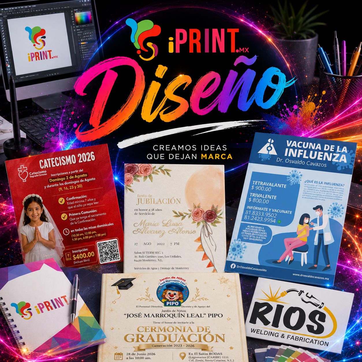 Diseño que acompaña cada celebración